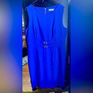 Calvin Klein royal blue dress. Size 14 P.